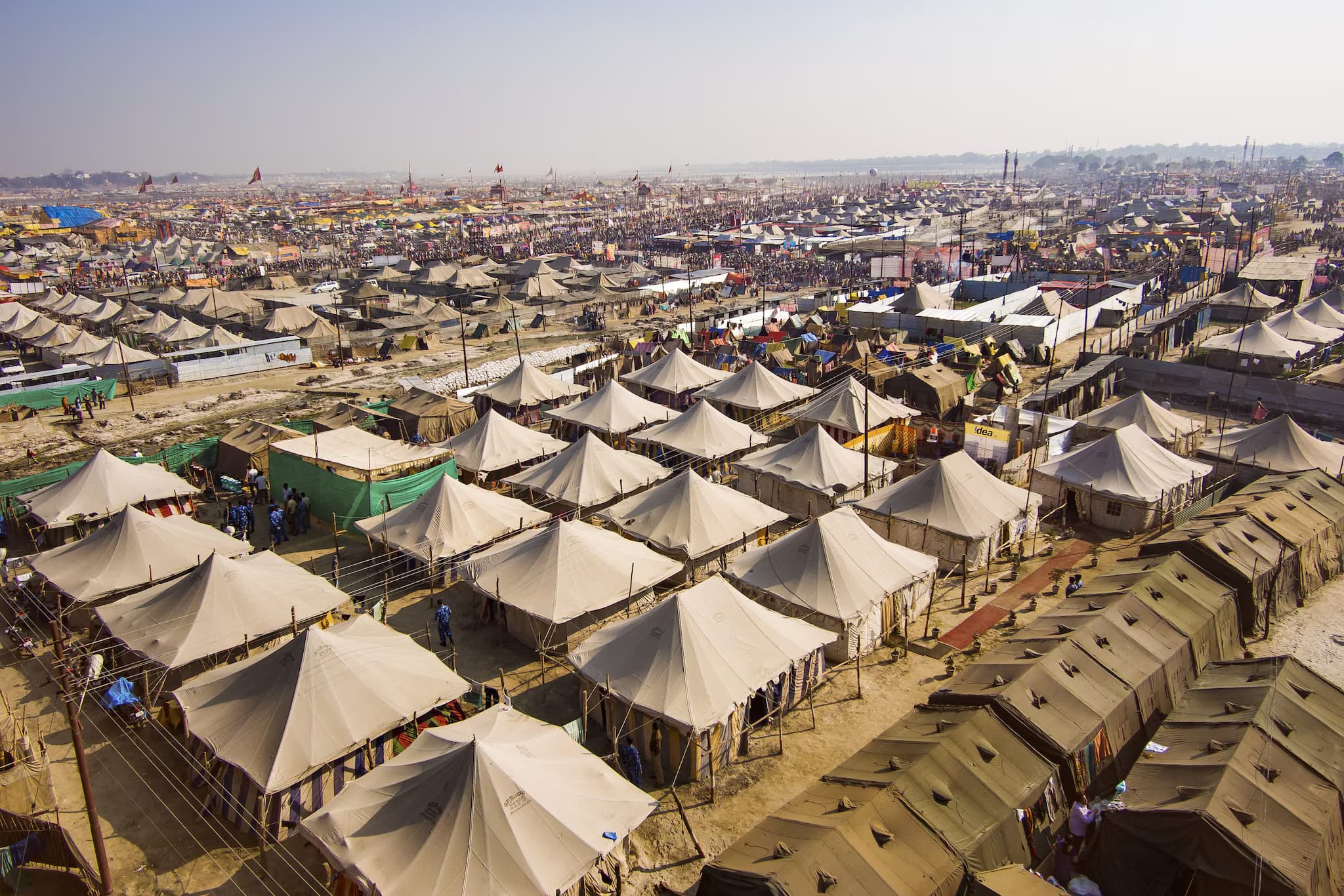 New Kumbh Mela Site (Tent City)